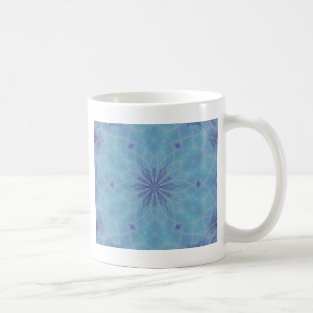 Caneca De Café Azul e Turquesa (Direita)