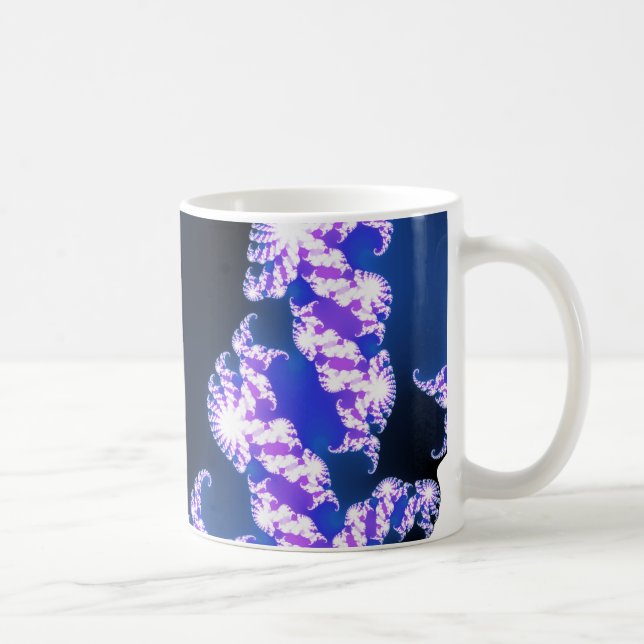 Caneca De Café Azul frágil (Direita)