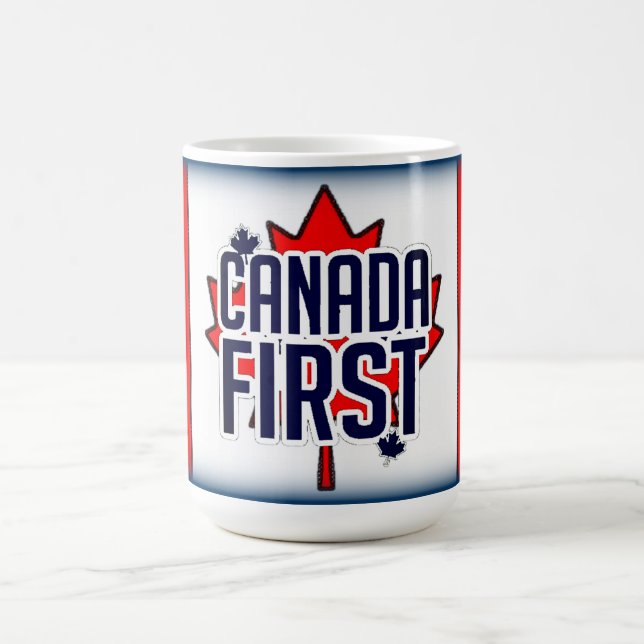 CANECA DE CAFÉ AZUL MARINHA CANADÁPRIMEIRO (Centro)