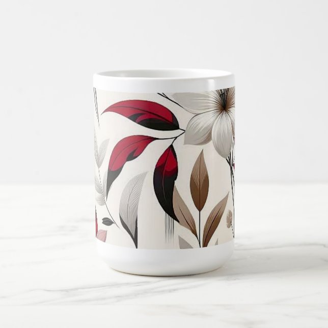 Caneca De Café Azul Marinho e Laranja Queimado  (Centro)