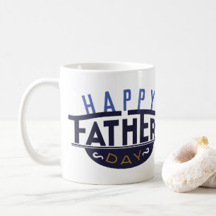 Caneca De Café Azul Marinho Feliz DIA DOS PAIS