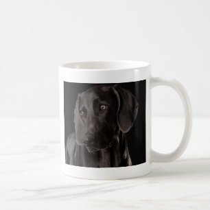 Caneca De Café Azul o Weimaraner