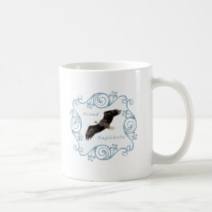 Caneca De Café Azul orgulhoso de Eagleholic