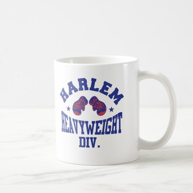 Caneca De Café Azul pesado de Harlem (Direita)