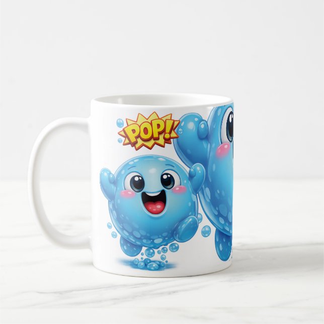 Caneca De Café Azul Pop Drop (Esquerda)