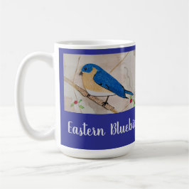 Caneca De Café Azul Profundo de Bluebird Oriental