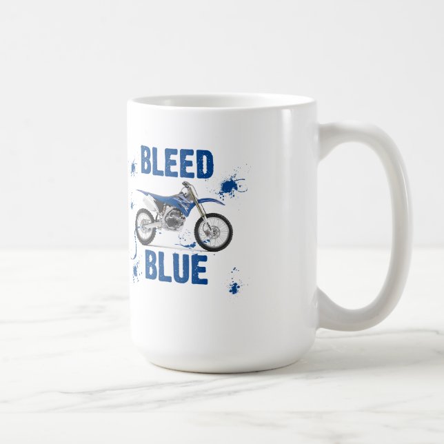 Caneca De Café Azul sangrado 13 (Direita)
