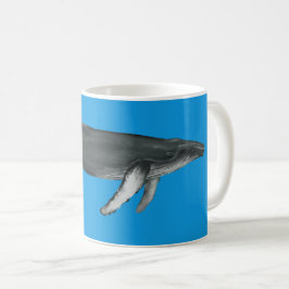 Caneca De Café Azul-touro-baleia