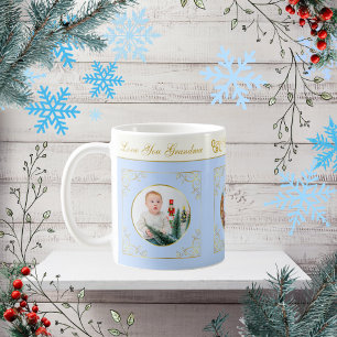 Caneca De Café Azulejo de Foto Ode ao Ballet O Quebra-Nozes Azul 