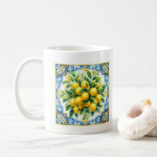 Caneca De Café Azulejo de Limão