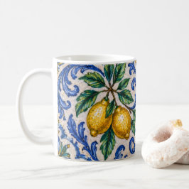 Caneca De Café Azulejo de Limão Italiano