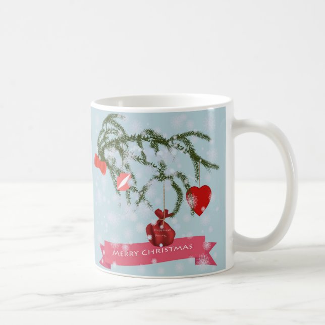 Caneca De Café Azulejo de Natal (Direita)