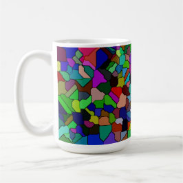 Caneca De Café Azulejo de vidro colado 15oz Mug