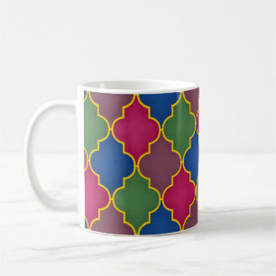 Caneca De Café Azulejo marroquino Lilac Bohemian