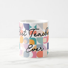 Caneca De Café Azulejo pastel Bauhaus com slogan