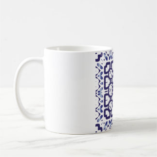 Caneca De Café Azulejo português do ornamentado tradicional. Vint