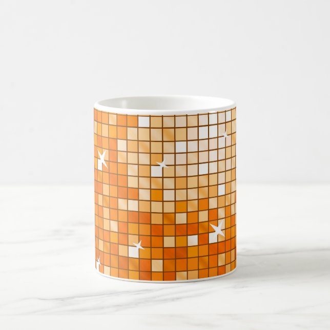Caneca De Café Azulejos de Disco (Centro)