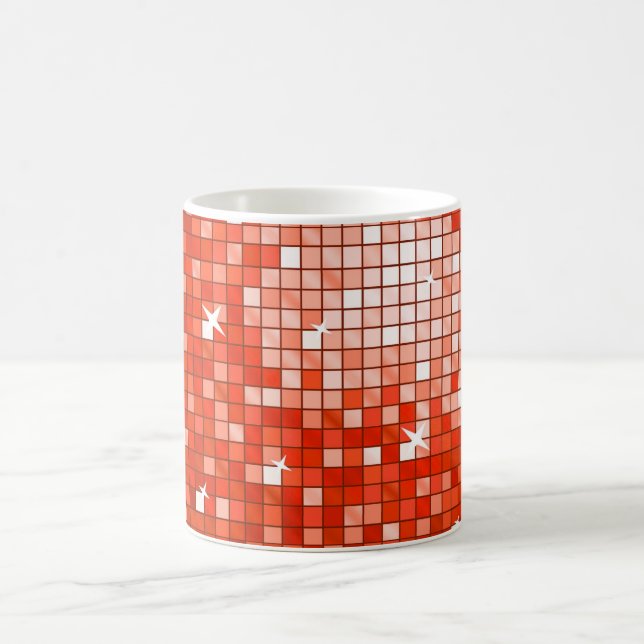 Caneca De Café Azulejos de Disco (Centro)