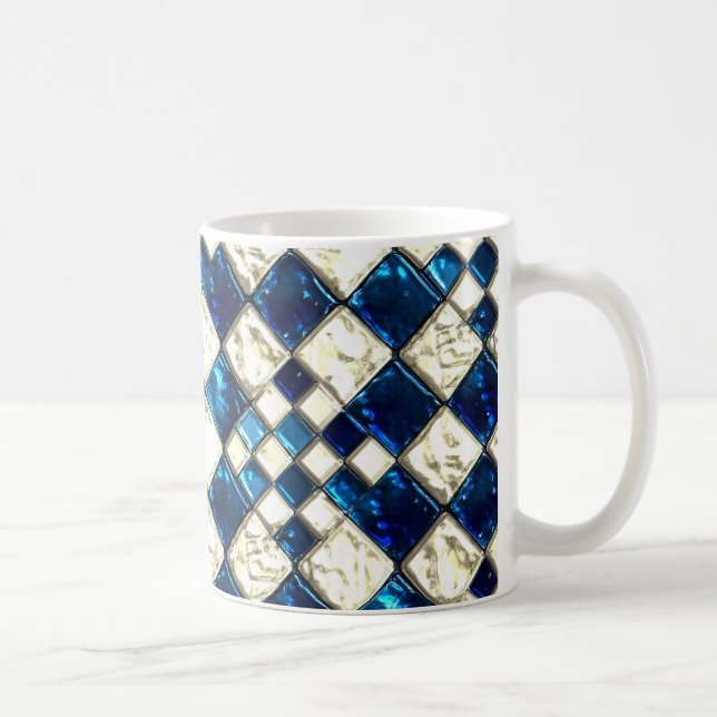 Caneca De Café Azulejos decorativos 5 Mugs (Direita)