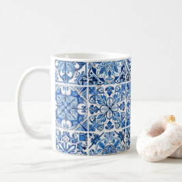 Caneca De Café Azulejos do Mediterrâneo, Portugal, Azulejo, Majol