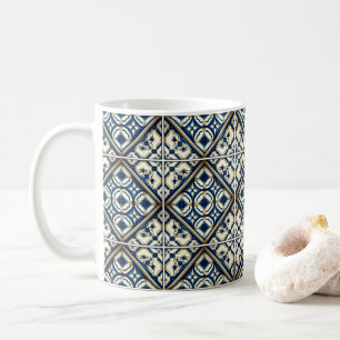 Caneca De Café Azulejos do Mediterrâneo, Portugal, Azulejo, Majol