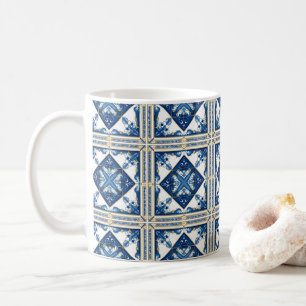 Caneca De Café Azulejos do Mediterrâneo, Portugal, Azulejo, Majol