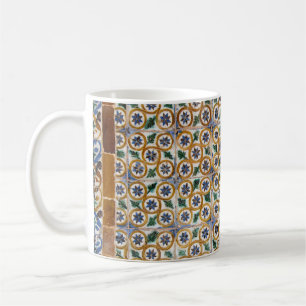 Caneca De Café Azulejos espanhóis #2 #viagem #padrão #parede #art