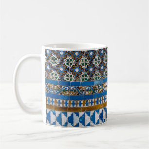 Caneca De Café Azulejos espanhóis #3 #viagem #padrão #parede #art