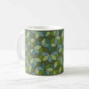 Caneca De Café Azulejos Penrose Verde Café