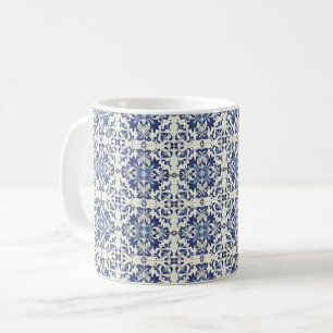 Caneca De Café Azulejos Portugueses Vintage Blue E White Case Mat