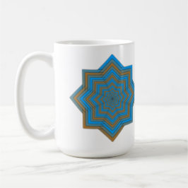 Caneca De Café Azure and Ember Star