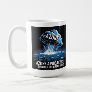 Caneca De Café Azure Apocalypse – I Survived the Great Outage