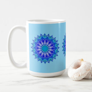 Caneca De Café Azure Flower Mandala Mug