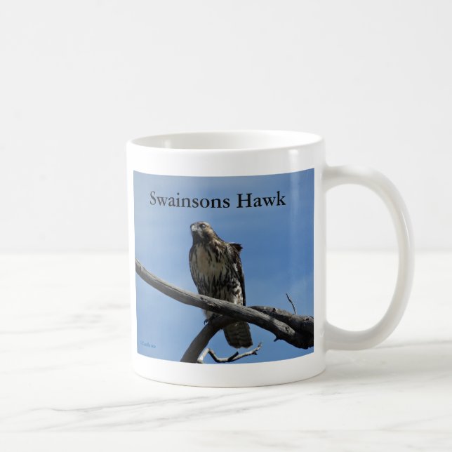 Caneca De Café B54 Falcão-de-swainson (Direita)