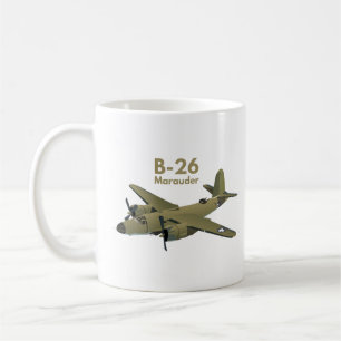Caneca De Café B- 26 Marauder WW2 - Bomba Média