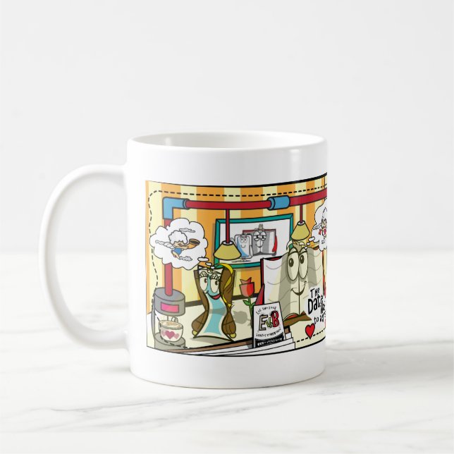Caneca De Café B e BookMarkSally "a data estavam… " (Esquerda)