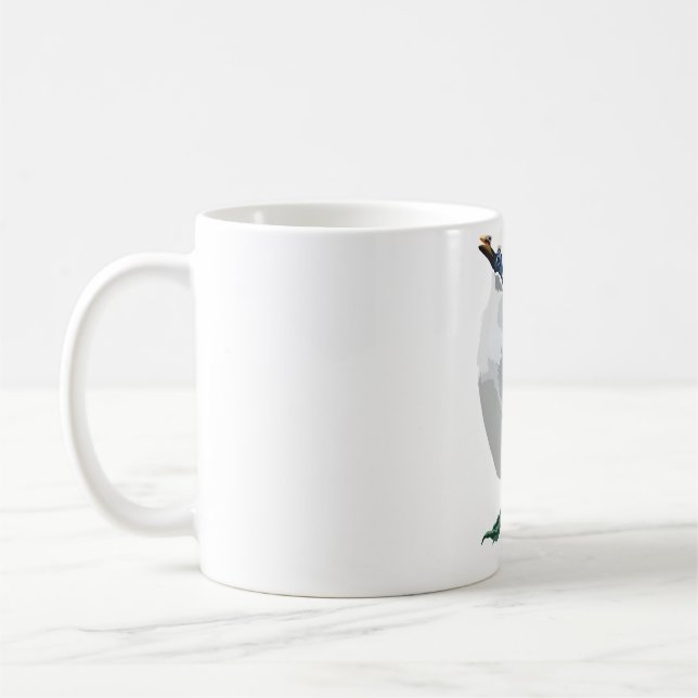 Caneca De Café B é para Bali Starling (Esquerda)