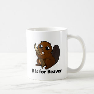 Caneca De Café B é para o castor