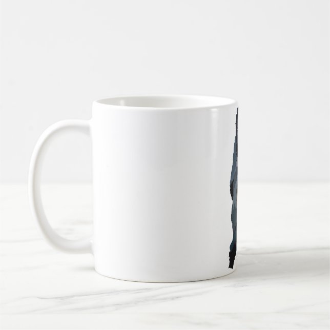 Caneca De Café B é para o macaco-aranha de cabeça preta (Esquerda)