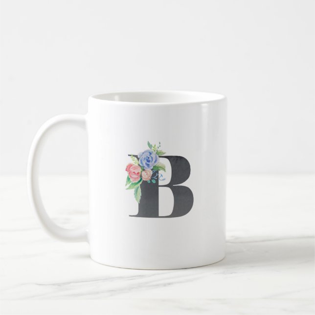 Caneca De Café B Floral (Esquerda)