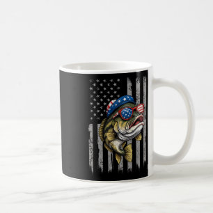 Caneca De Café B Peixe 4 De Julho Bandeira Americana Dos EUA Patr