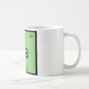 Caneca De Café Ba - Símbolo da Tabela Periódica da Química do Bam