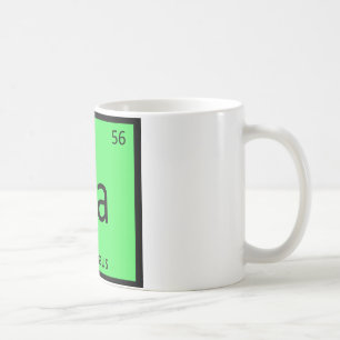 Caneca De Café Ba - Símbolo de Mesa Periódica de Química de Ar