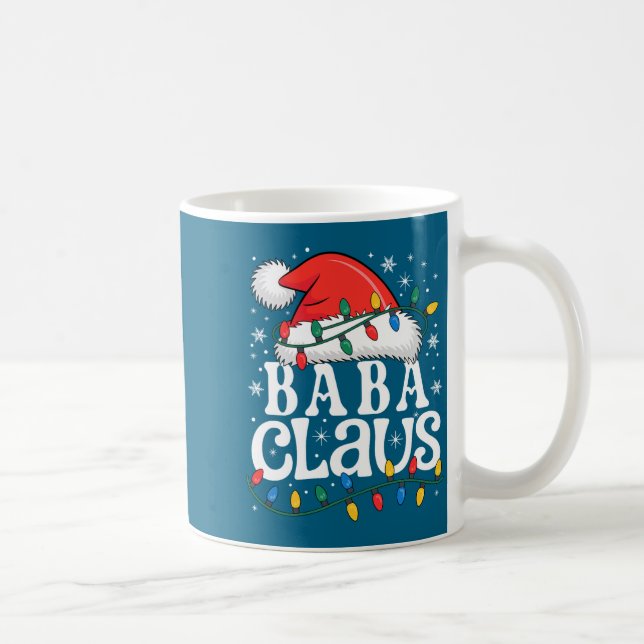 Caneca De Café Baba Claus Funny Xmas Christmas Grandma Holiday St (Direita)