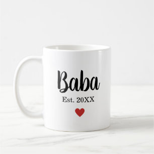 Caneca De Café Baba estabeleceu o Ano do Dia de os pais Moderno d