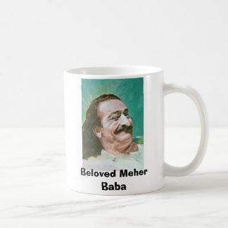 Caneca De Café Babá feliz, babá amado de Meher de Meher