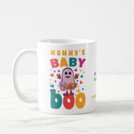 Caneca De Café Baby Boo Outubro Novo Pastel Ghost Hallowen