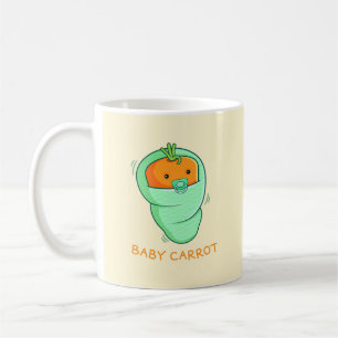 Caneca De Café Baby Carrot Pun