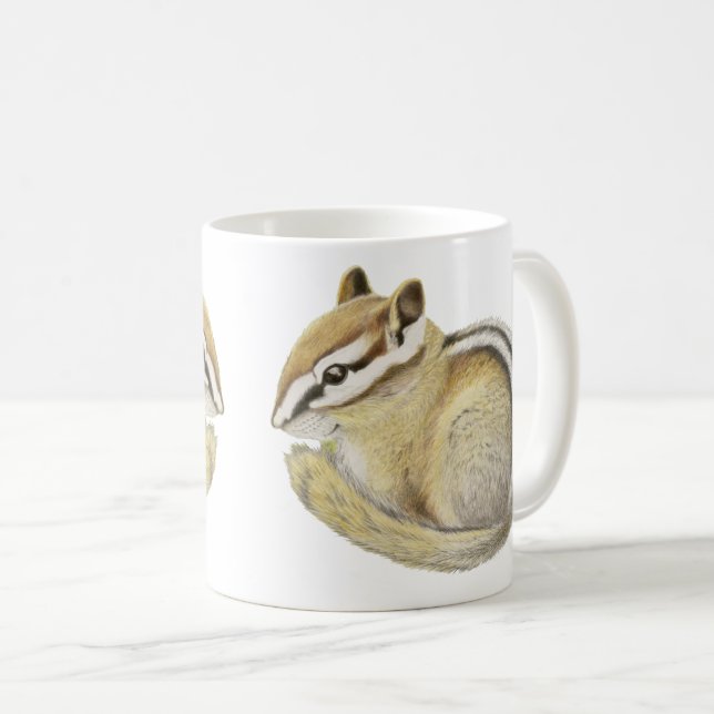 Caneca De Café Baby Chipmunk (Frente Esquerda)