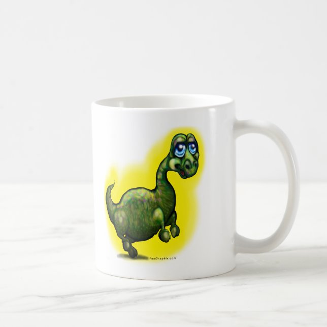 Caneca De Café Baby Dinosaur (Direita)